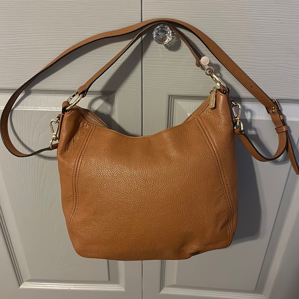 Michael Kors Fulton Large Pebble Leather Shoulder & Crossbody Bag